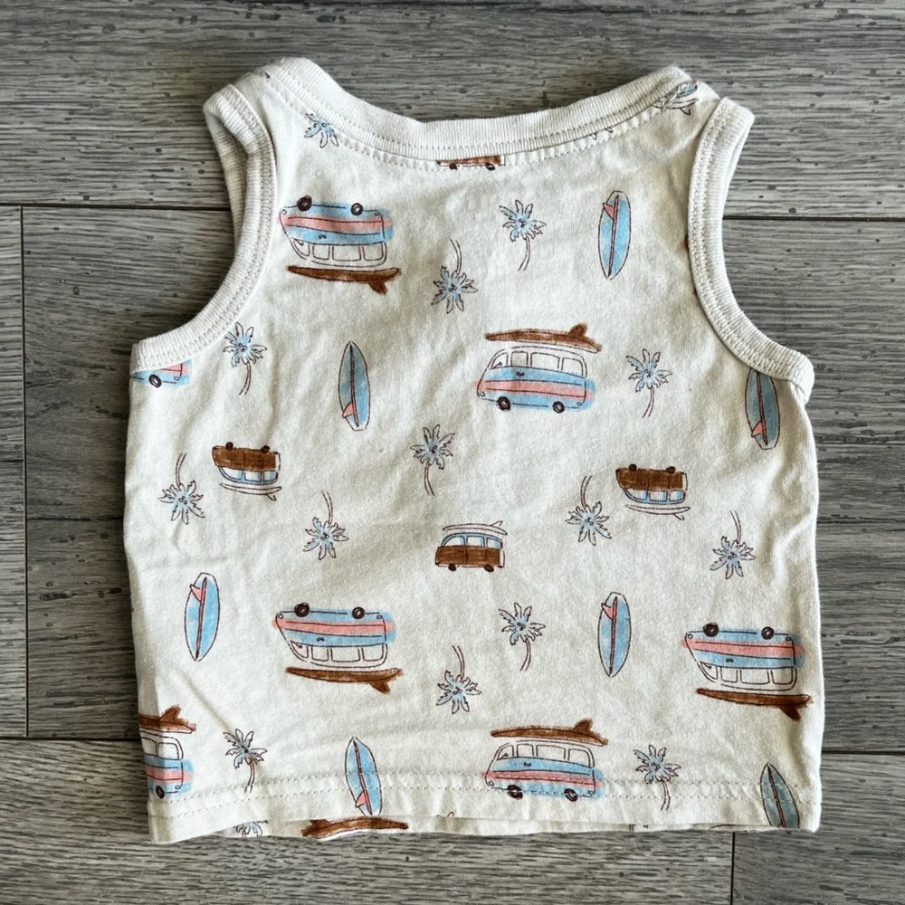 Carter’s Just One You Newborn Baby Boy Tank Top Sleeveless Beach Summer 3 Months